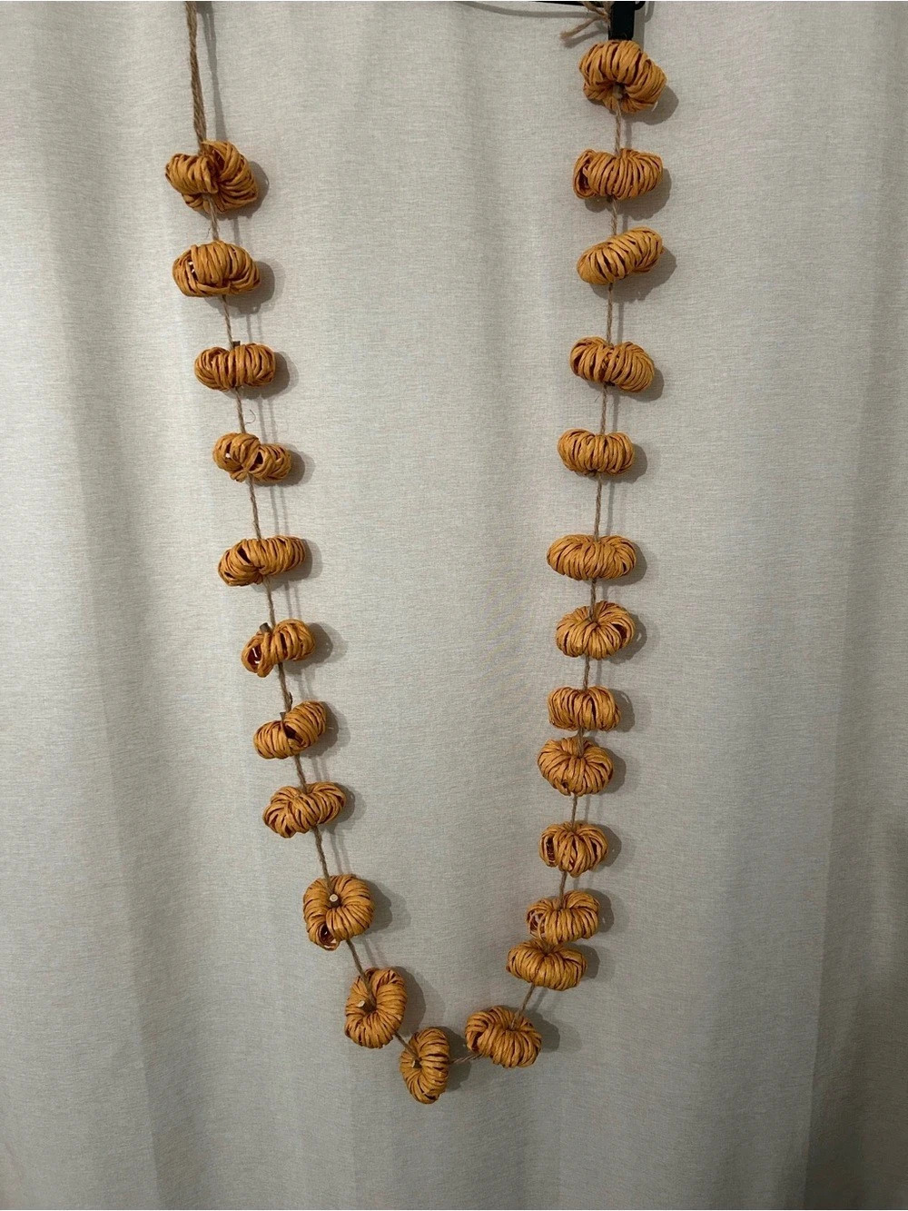 Pumpkin Garland in Orange & Brown